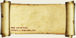 Jakov Tomasović vizit kartica